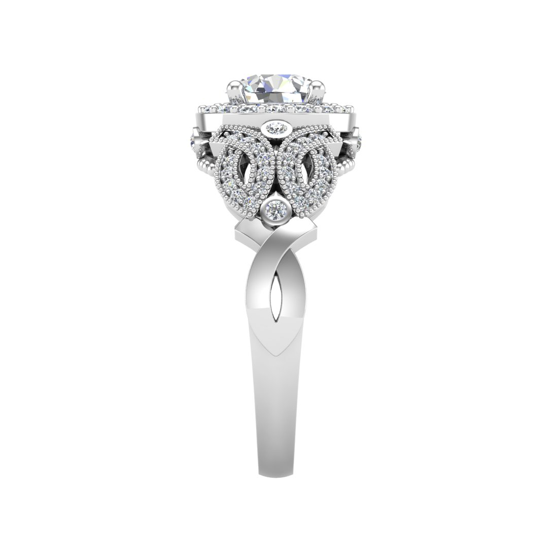 Giselle Halo Engagement Ring